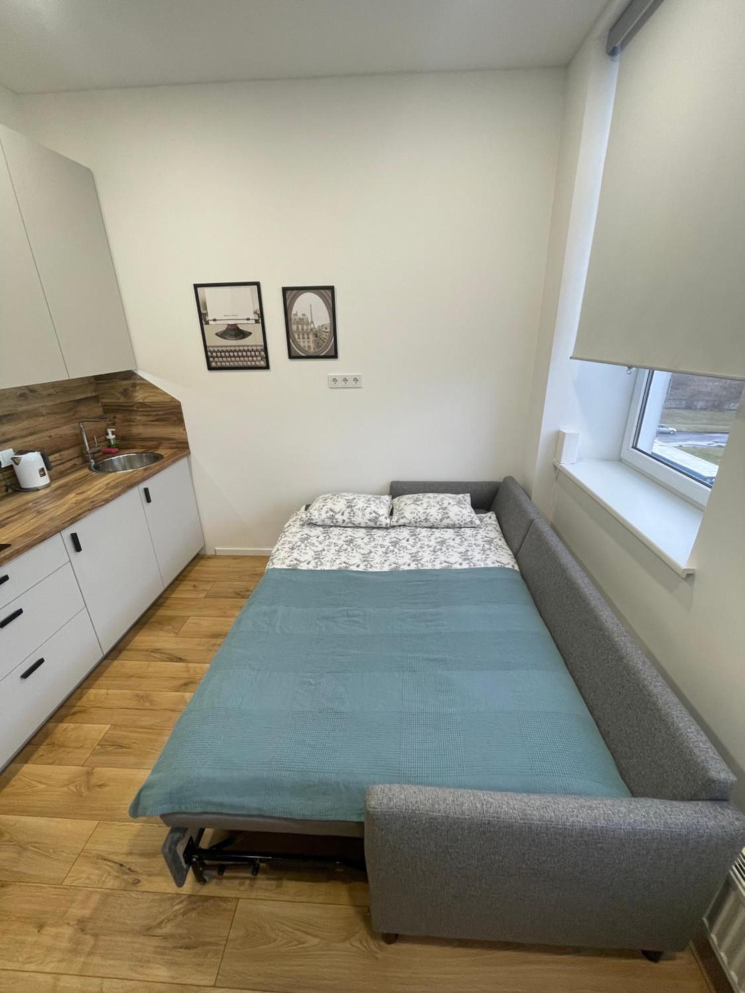 Airport Apartment 25 Self Check-In Fee Parking Vilna Exterior foto