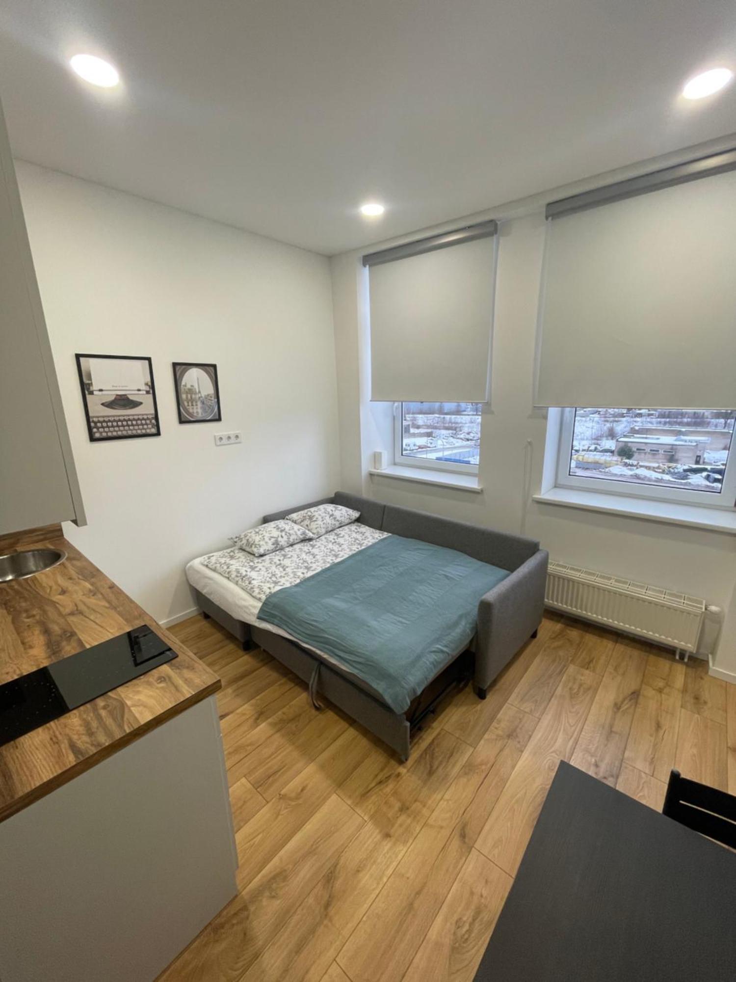 Airport Apartment 25 Self Check-In Fee Parking Vilna Exterior foto
